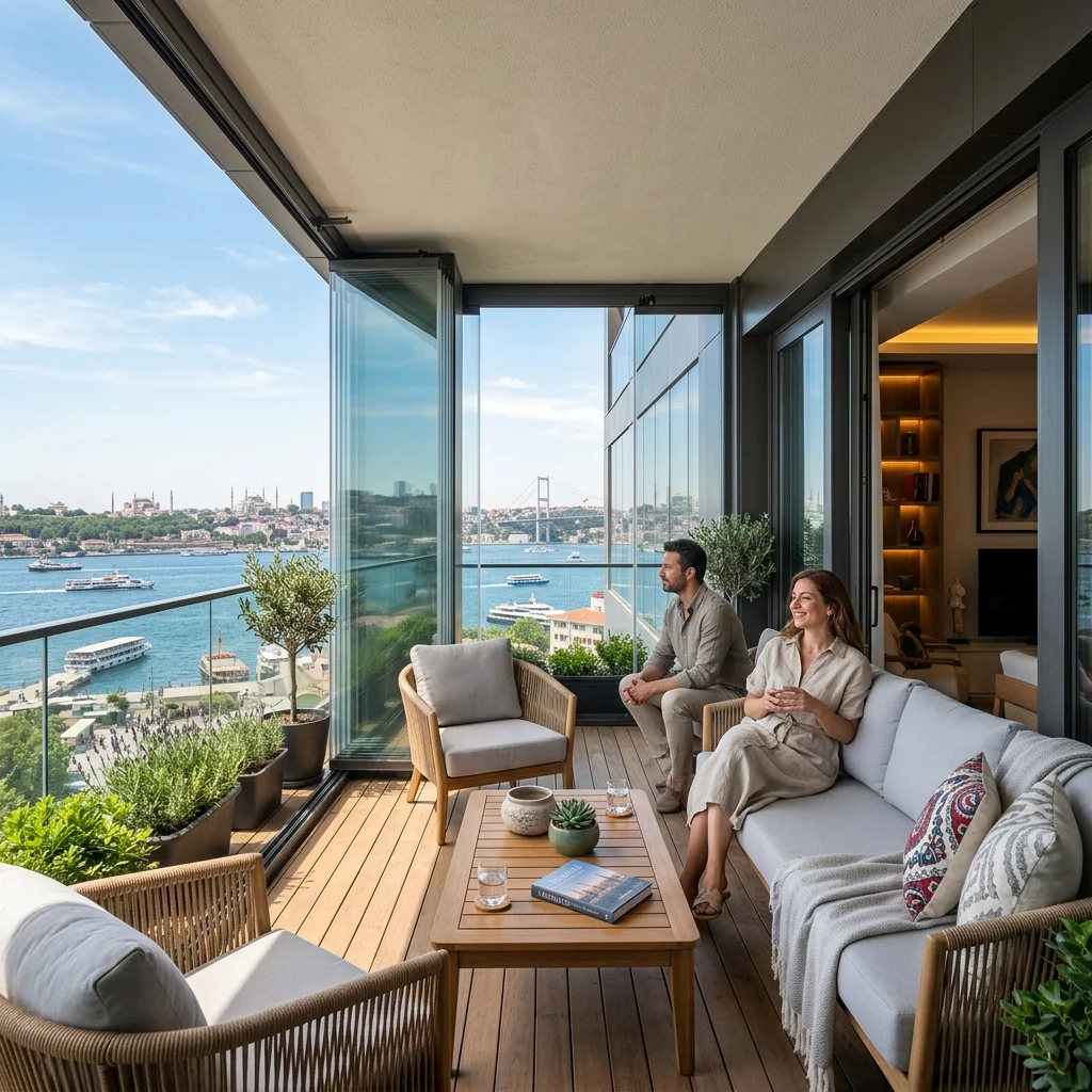 Modern Katlanır ve Sürmeli Cam Balkon Sistemleri